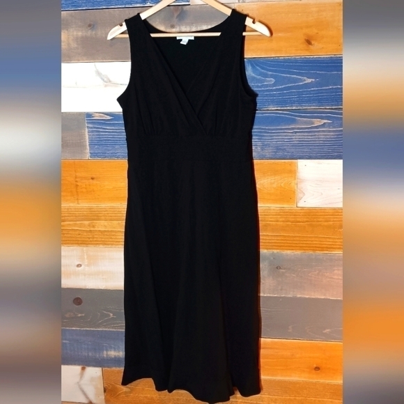 Charter Club Black Midi Dress 8 - Picture 1 of 7